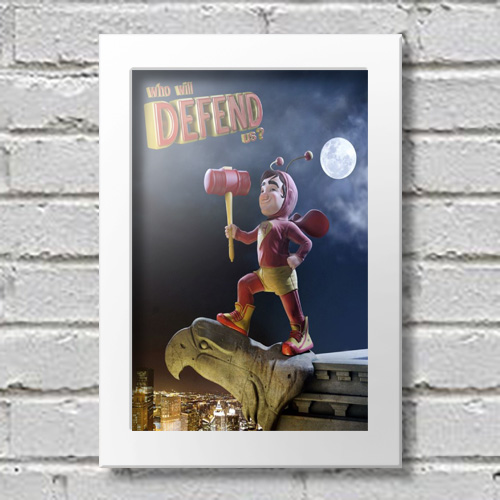 Quadrinho Decorativo - Chapolim 3D